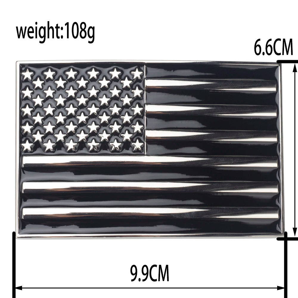 American Flag Belt Buckles Black Fashion