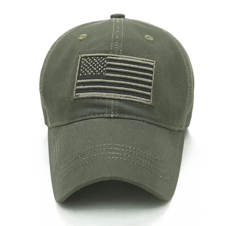 American Flag Hat for Men and Women Vintage Baseball Tactical Hat Cap with USA Flag Outdoor Hiking Camping Climbing Sports Hat